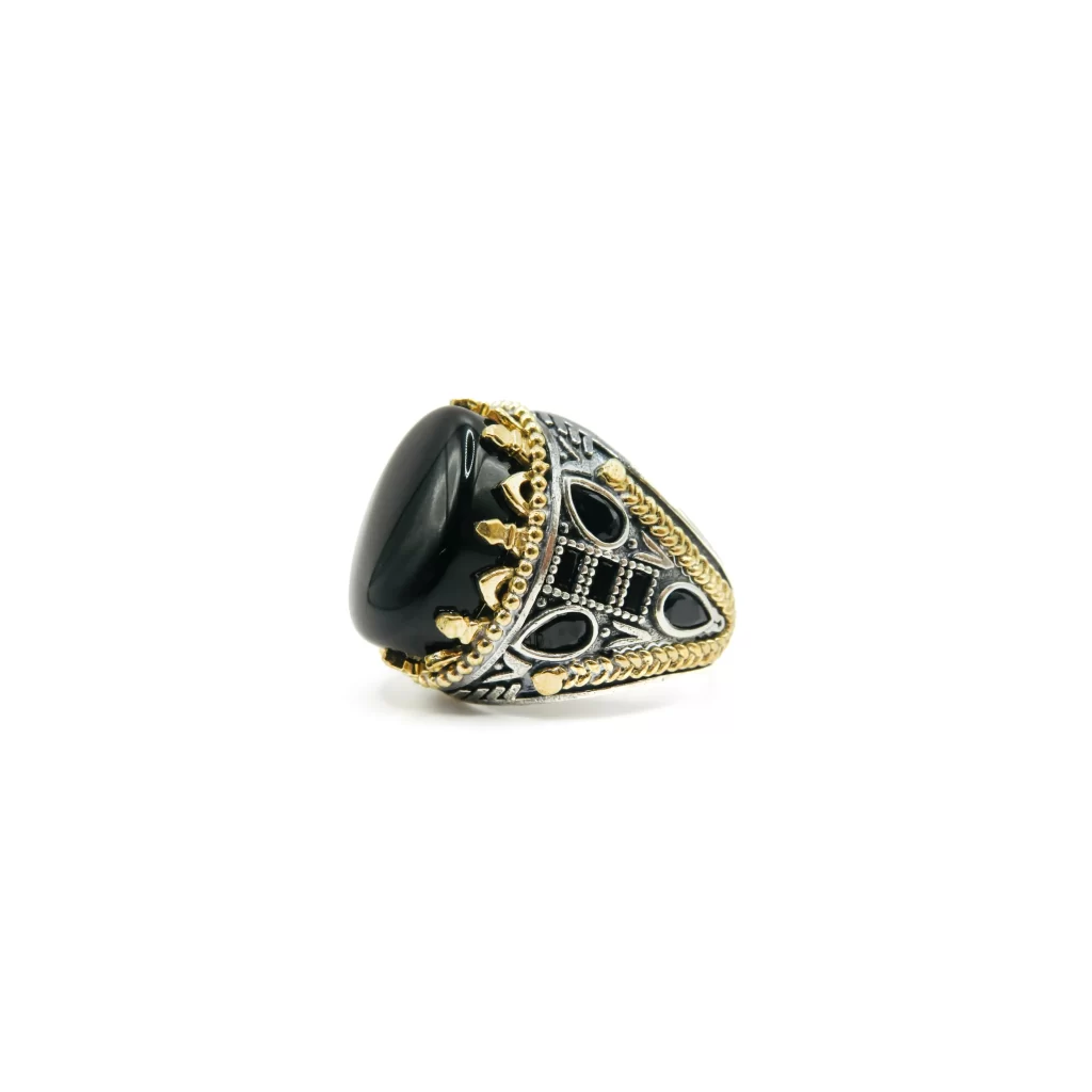 Yemeni Ring Bejewelled - Black Onyx - Elements Winkel