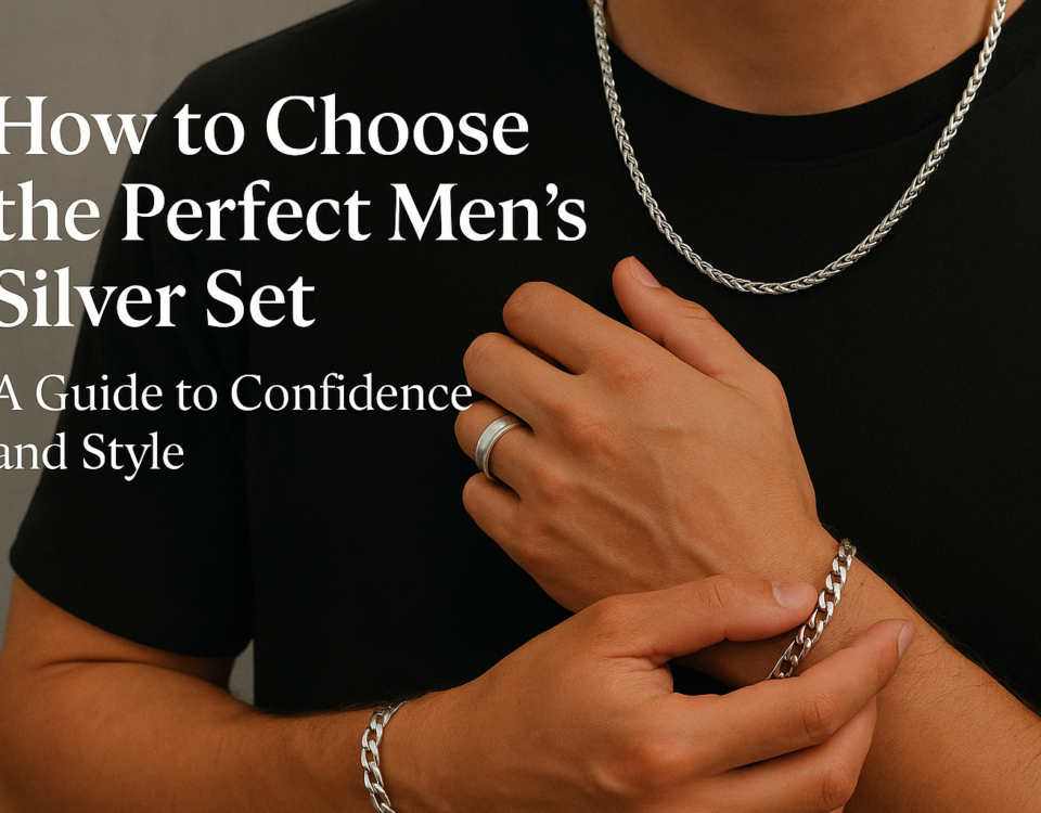 How to Choose the Perfect Men’s Silver Set: A Guide to Confidence and Style